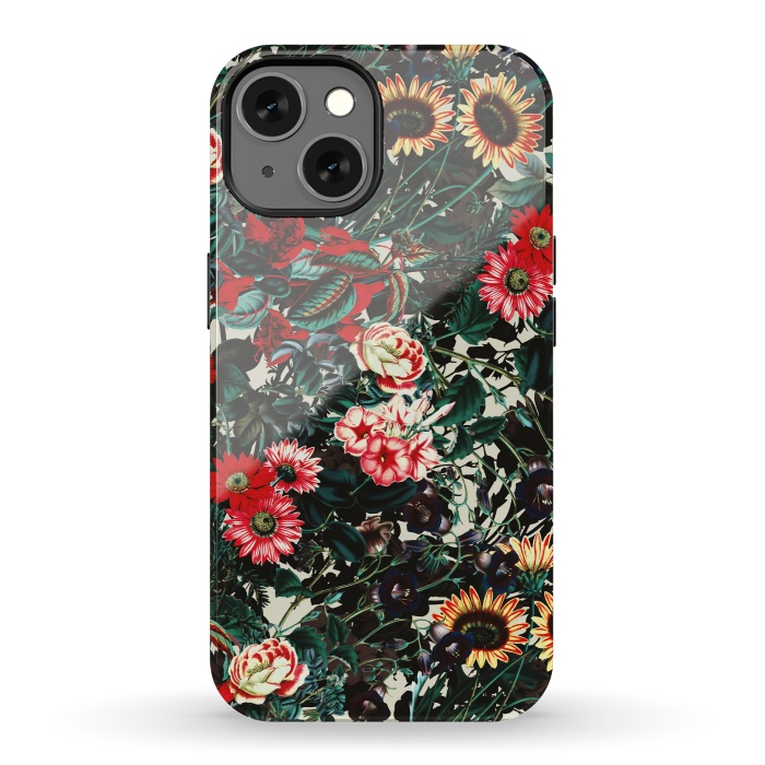 iPhone 13 StrongFit Flower Garden II by Burcu Korkmazyurek