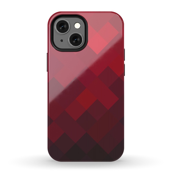iPhone 13 mini StrongFit Red Underground by Sitchko