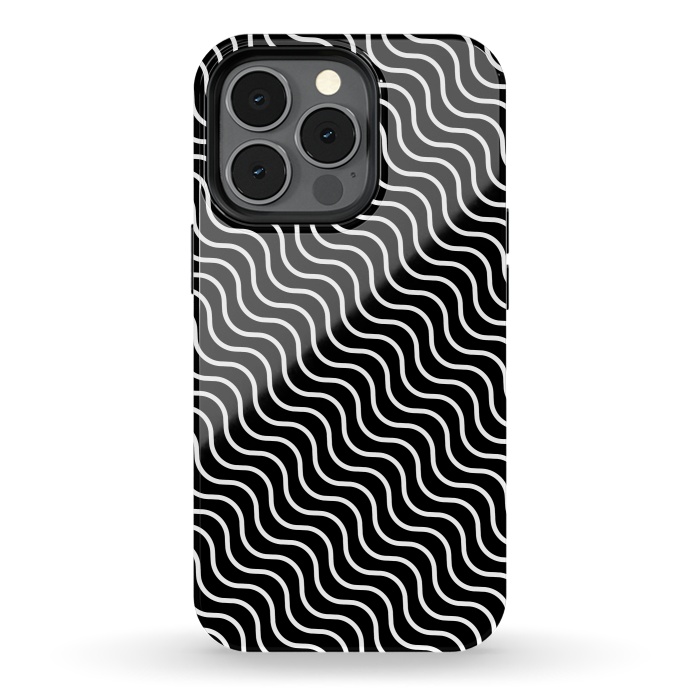 iPhone 13 pro StrongFit Illusion Waves by Sitchko