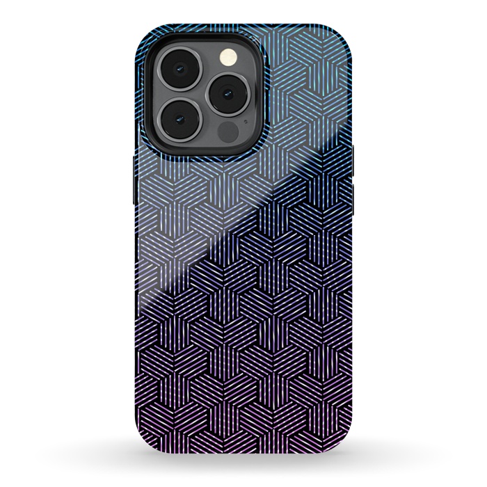 iPhone 13 pro StrongFit Hexagon Rotation by Sitchko