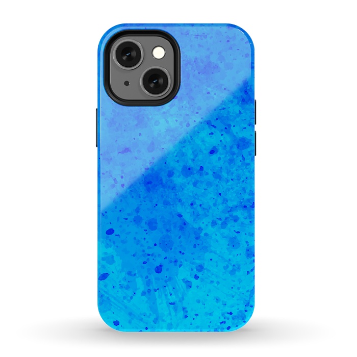 iPhone 13 mini StrongFit Blue Chaos by Sitchko
