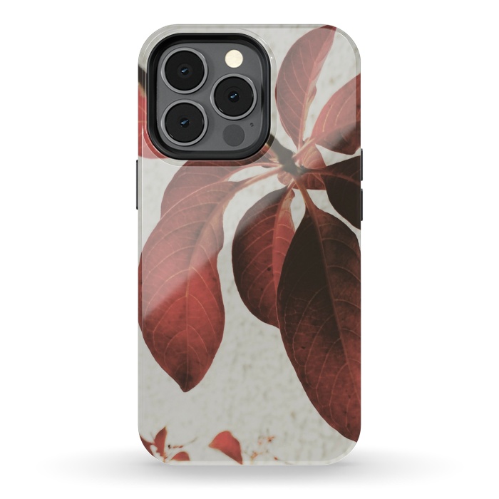 iPhone 13 pro StrongFit red flower by MALLIKA