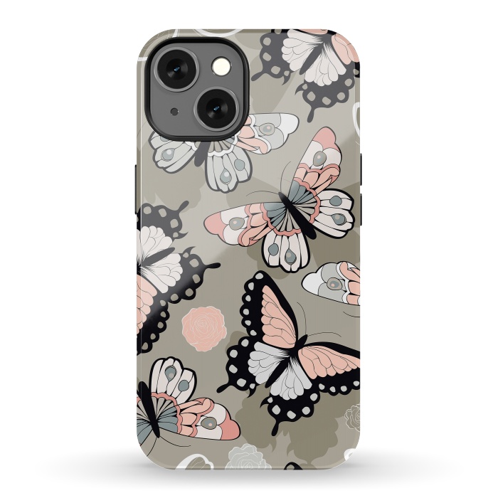 iPhone 13 StrongFit Butterfly garden 001 by Jelena Obradovic