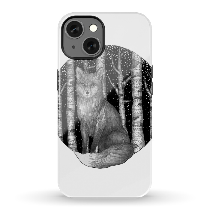iPhone 13 StrongFit Fox and Forest by ECMazur 