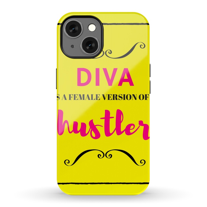 iPhone 13 StrongFit diva female version of hustler by MALLIKA