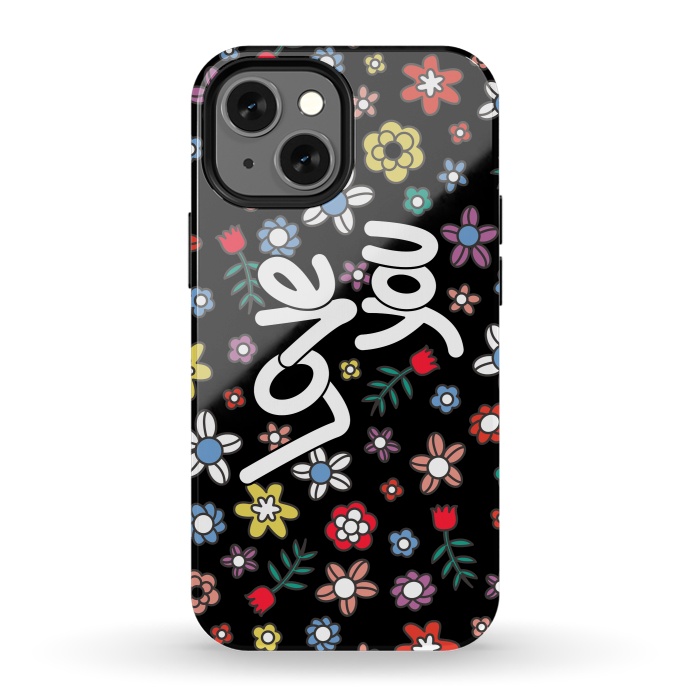 iPhone 13 mini StrongFit LOVE YOU by Michael Cheung