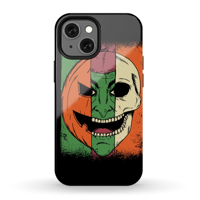 iPhone 13 mini StrongFit Monsters Faces by Coffee Man