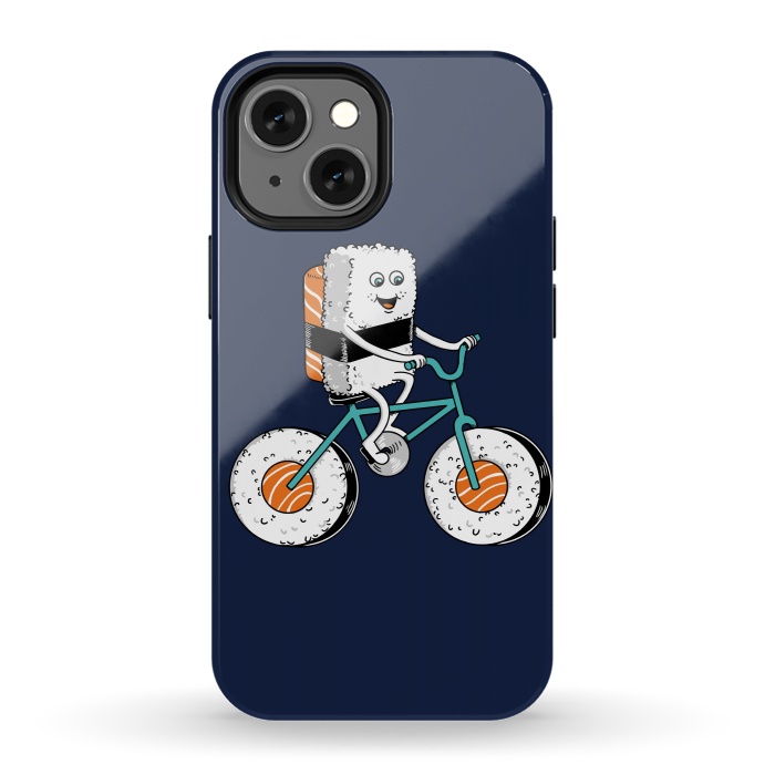 iPhone 13 mini StrongFit Sushi Bike by Coffee Man