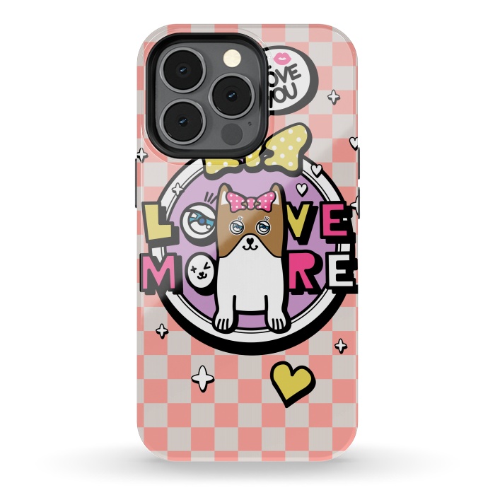 iPhone 13 pro StrongFit CUTIE DOG by Michael Cheung