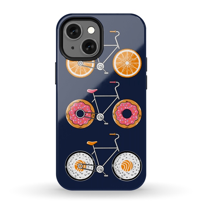 iPhone 13 mini StrongFit Food Bicycle 2 by Coffee Man