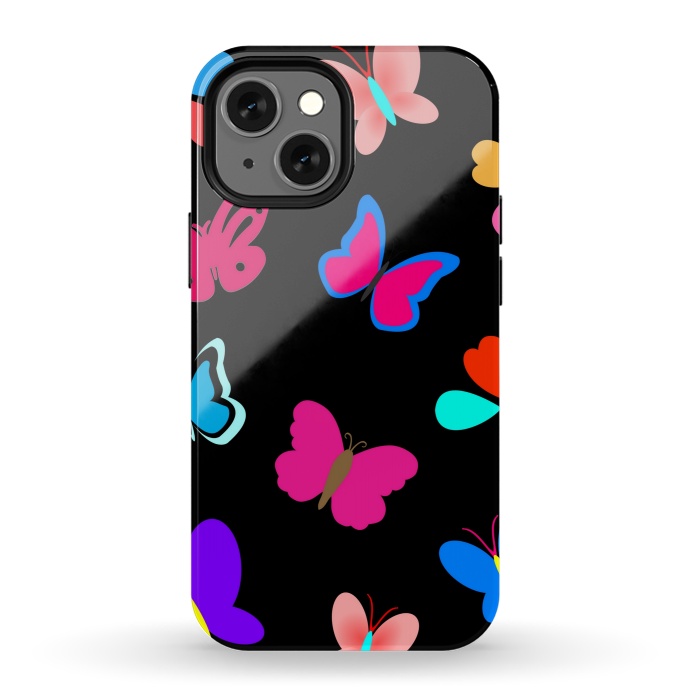 iPhone 13 mini StrongFit BUTTERFLY PATTERN by MALLIKA