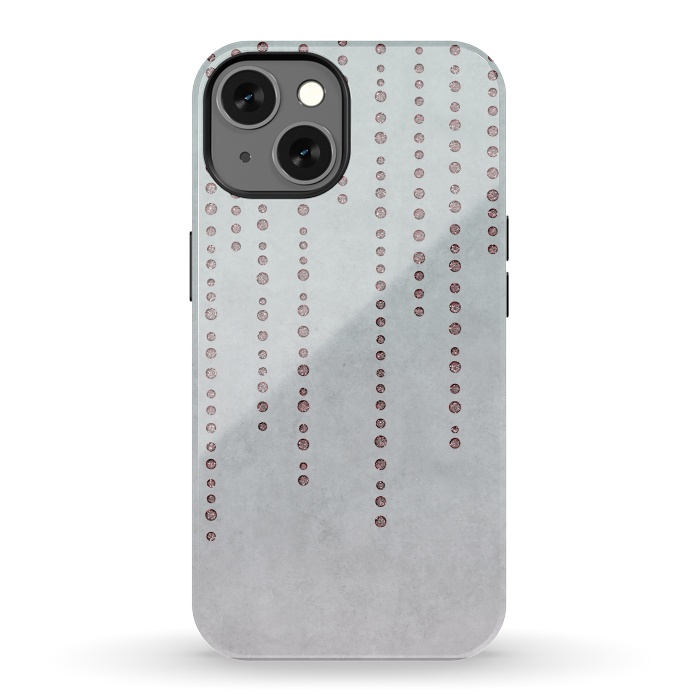iPhone 13 StrongFit Soft Pink Rhinestone Embellishment by Andrea Haase