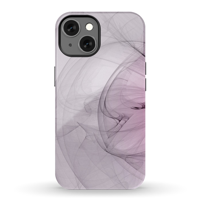 iPhone 13 StrongFit Purple Fractal Dreams by Andrea Haase