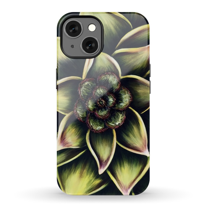 iPhone 13 StrongFit Succulent by Denise Cassidy Wood