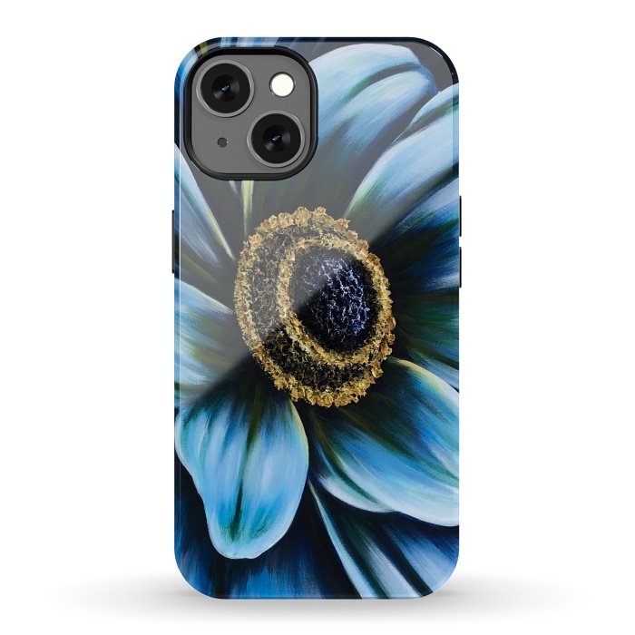 iPhone 13 StrongFit Blue Cosmos by Denise Cassidy Wood
