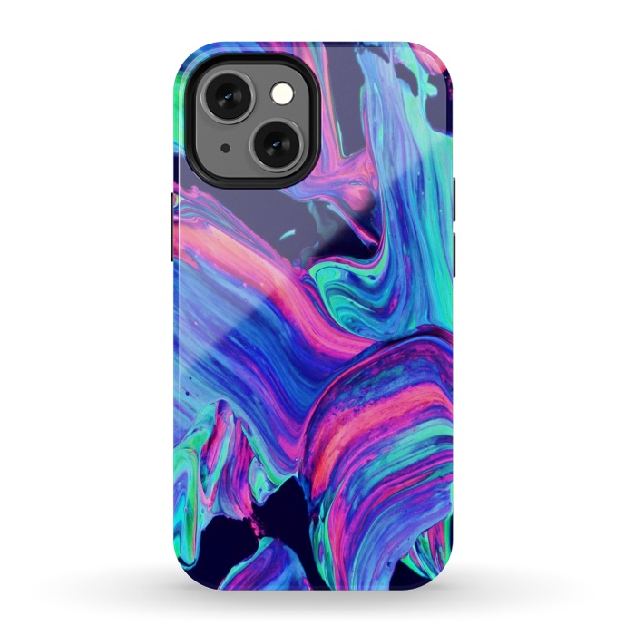 iPhone 13 mini StrongFit Neon abstract #charm by ''CVogiatzi.