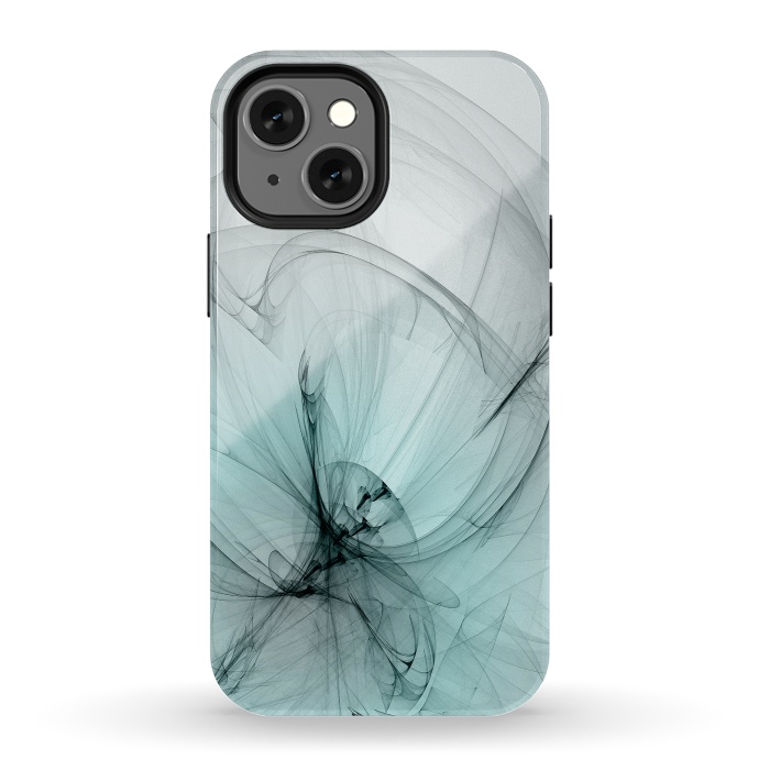 iPhone 13 mini StrongFit Magic Turquoise Fractal by Andrea Haase