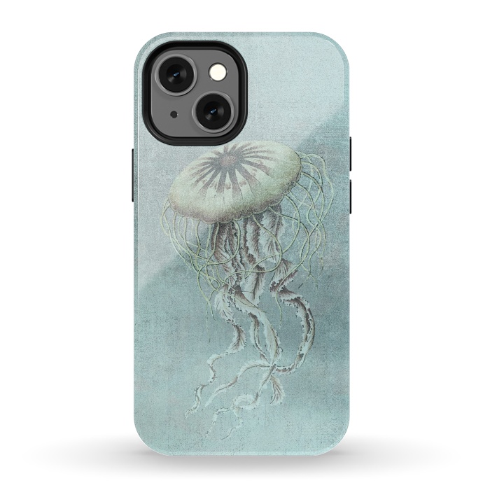 iPhone 13 mini StrongFit Underwater Jellyfish by Andrea Haase