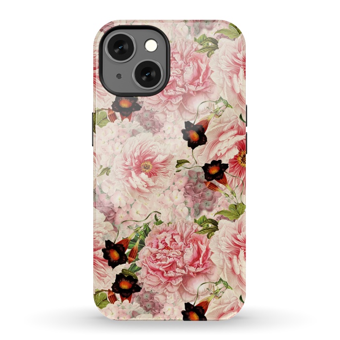 iPhone 13 StrongFit Victorian Vintage Roses by  Utart