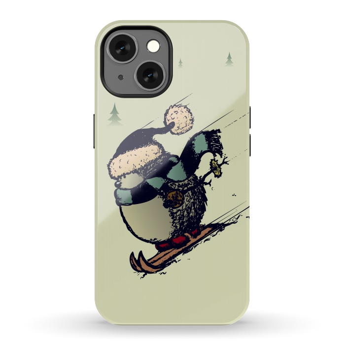 iPhone 13 StrongFit Skier  by Mangulica