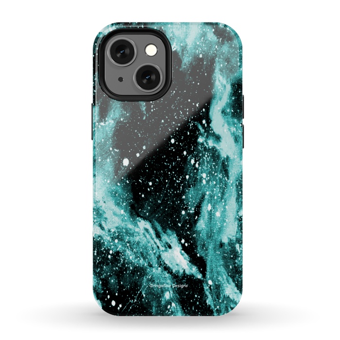 iPhone 13 mini StrongFit Iced Galaxy by Gringoface Designs