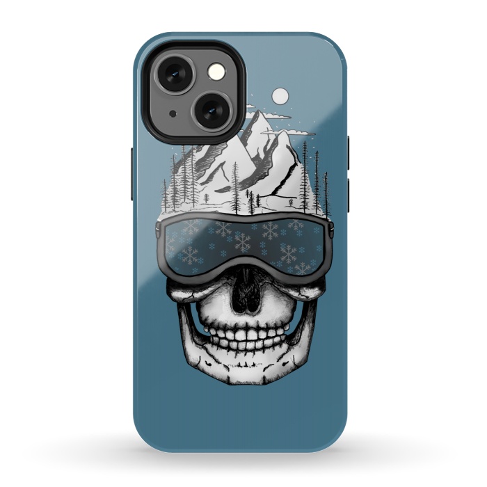 iPhone 13 mini StrongFit Skullorado by Gringoface Designs