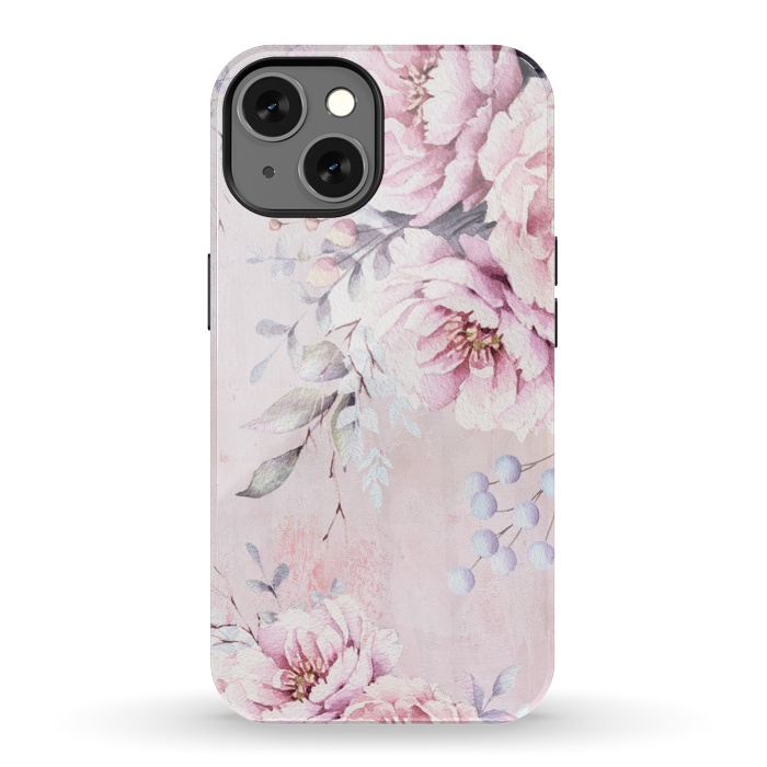 iPhone 13 StrongFit Vintage roses and Peonies by  Utart