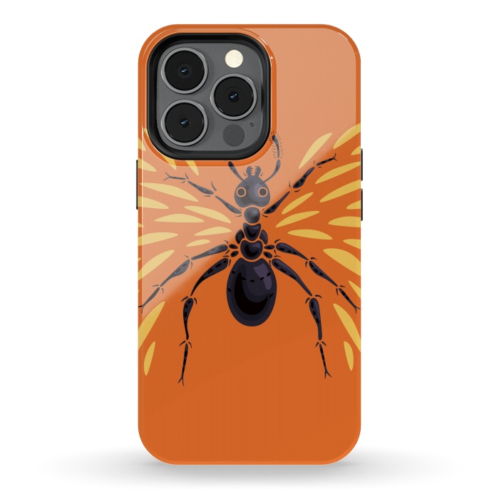 iPhone 13 pro StrongFit Winged Ant  Abstract Art by Boriana Giormova