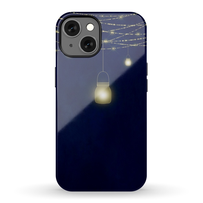 iPhone 13 StrongFit Sparkling Light Jars at night by  Utart