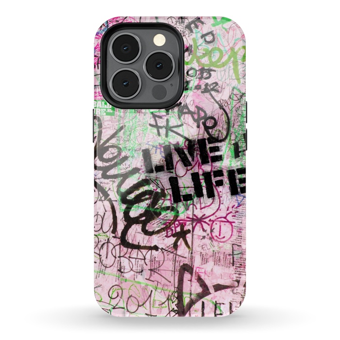 iPhone 13 pro StrongFit Graffiti Writing Live Live by Andrea Haase