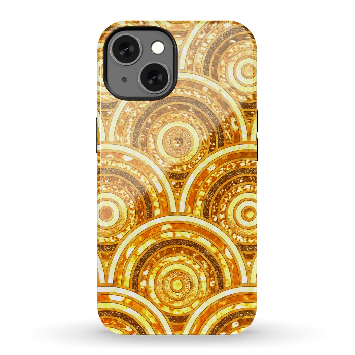 iPhone 13 StrongFit aztec gold by  Utart
