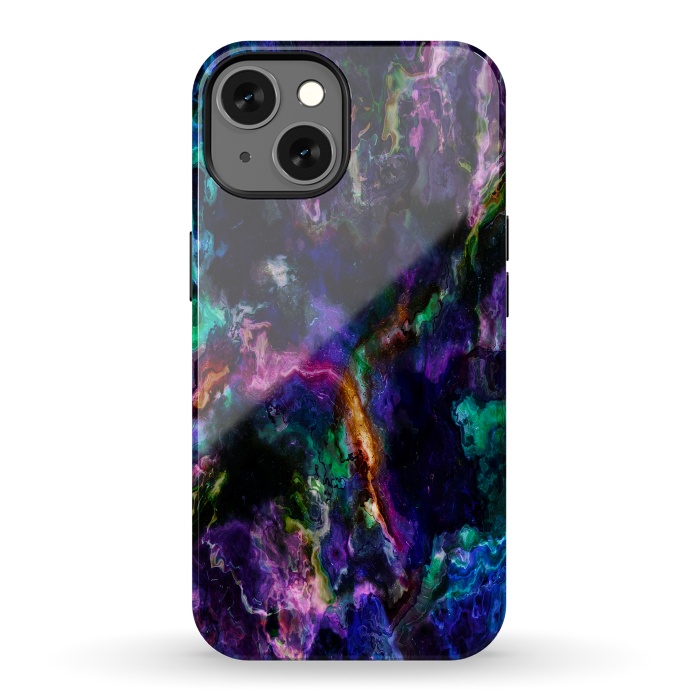 iPhone 13 StrongFit Colorful marble by haroulita
