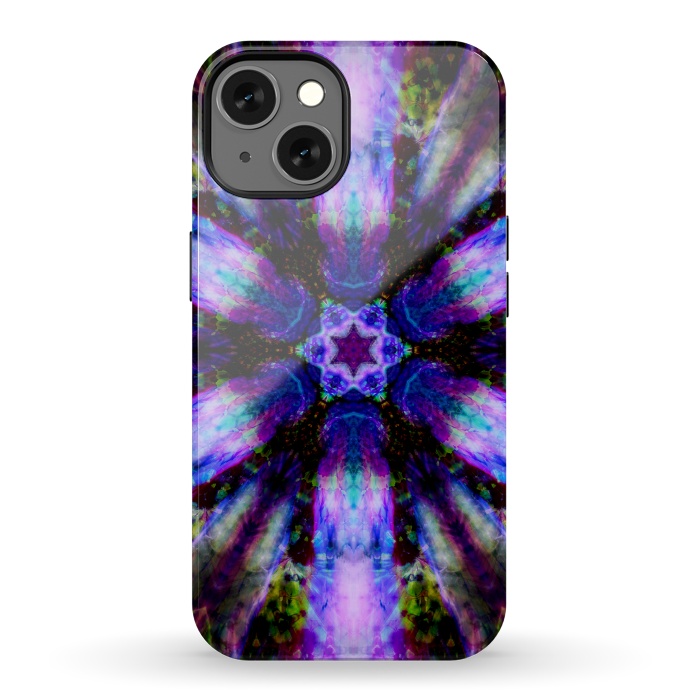 iPhone 13 StrongFit Ultra violet ink mandala by haroulita