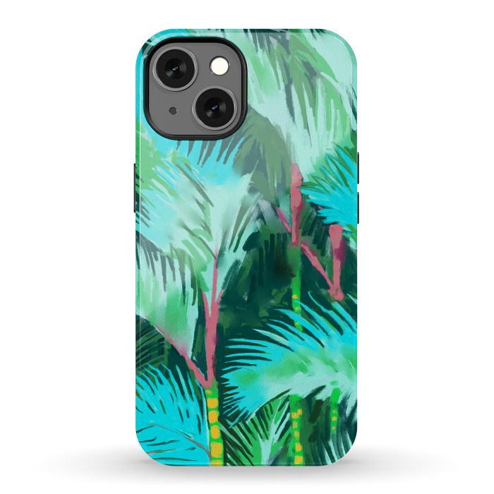 iPhone 13 StrongFit Palm Forest by Uma Prabhakar Gokhale