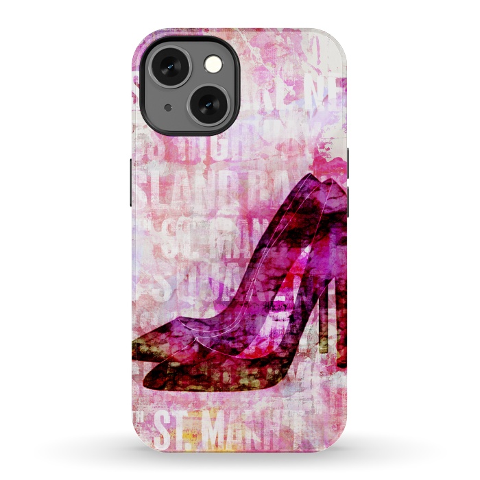 iPhone 13 StrongFit High Heels Pink Mixed Media Art by Andrea Haase