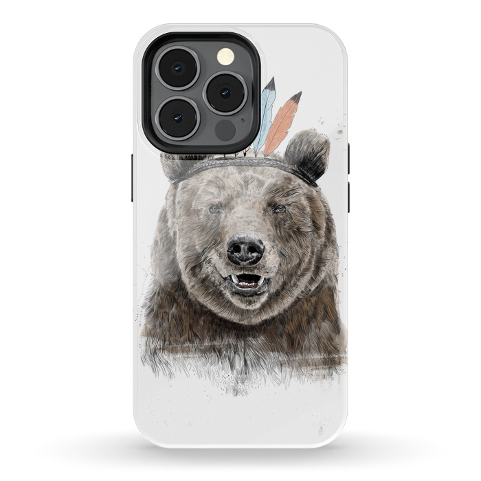 iPhone 13 pro StrongFit Festival bear by Balazs Solti