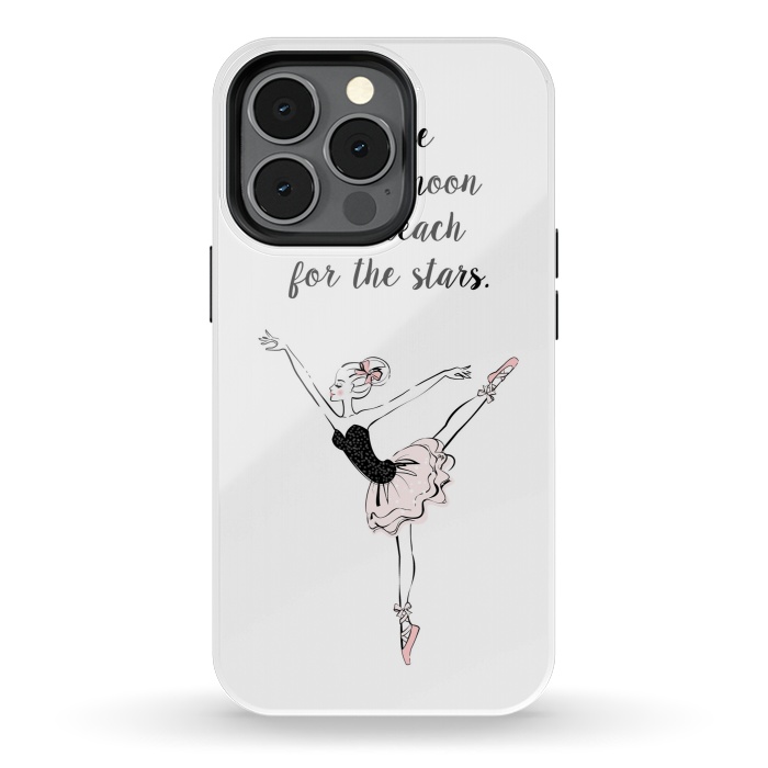 iPhone 13 pro StrongFit Little Ballerina Dance Quote by Martina