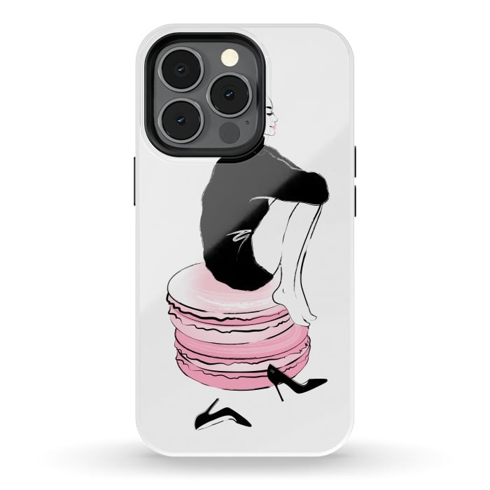 iPhone 13 pro StrongFit Elegant Macaron Girl by Martina