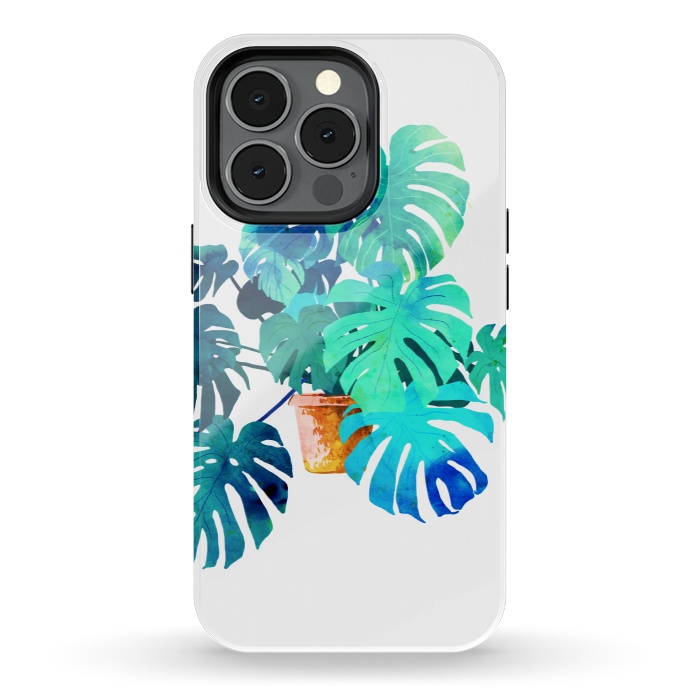 iPhone 13 pro StrongFit Monstera V2 by Uma Prabhakar Gokhale