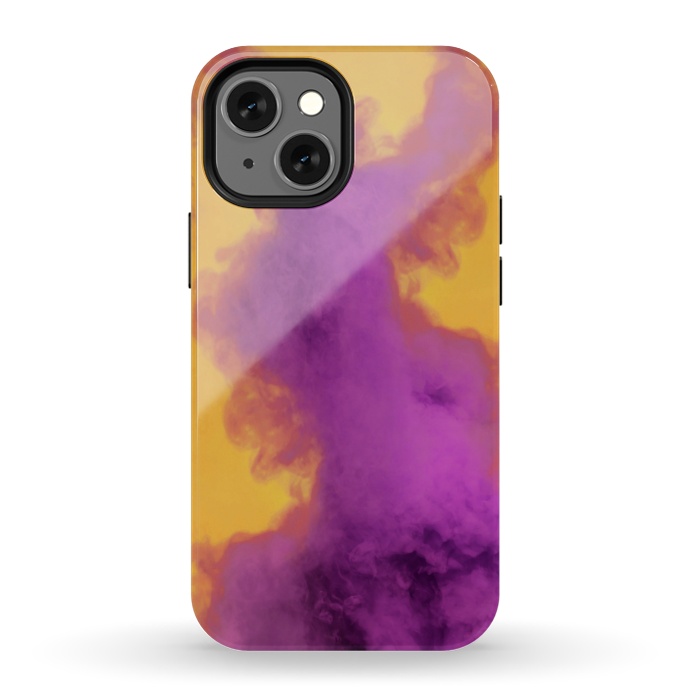 iPhone 13 mini StrongFit Ultraviolet Fumes by Gringoface Designs