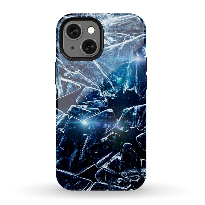iPhone 13 mini StrongFit Cracked Ice by Gringoface Designs