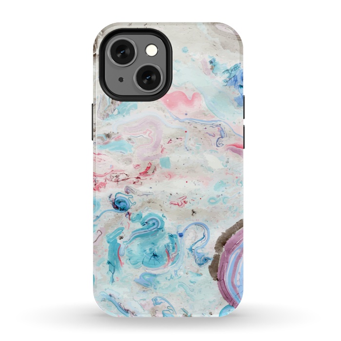 iPhone 13 mini StrongFit Marble Pattern-v1 by Creativeaxle