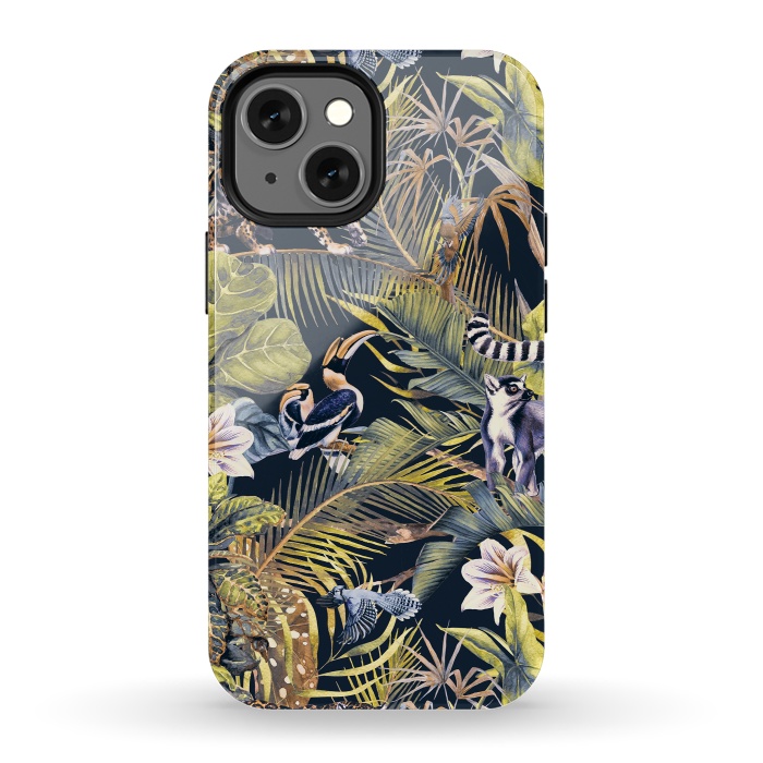 iPhone 13 mini StrongFit Wild Jungle - 01 by Mmartabc