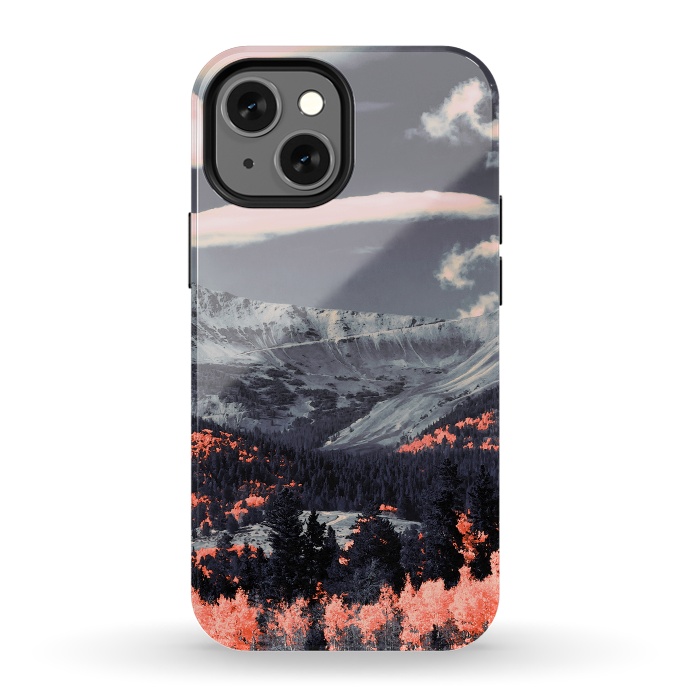 iPhone 13 mini StrongFit Vibrant mountainous landscape by Mmartabc
