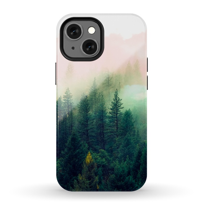 iPhone 13 mini StrongFit Mountain landscape painting  by Mmartabc