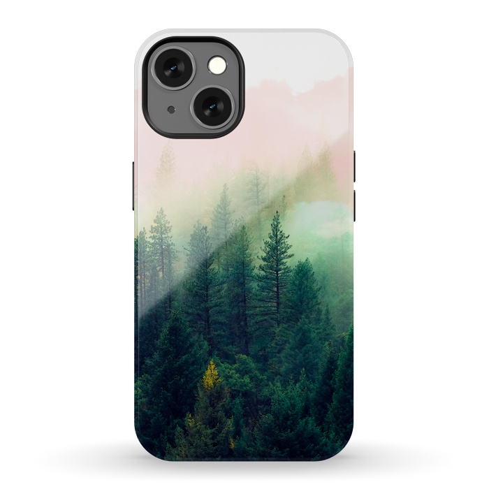 iPhone 13 StrongFit Mountain landscape painting  by Mmartabc