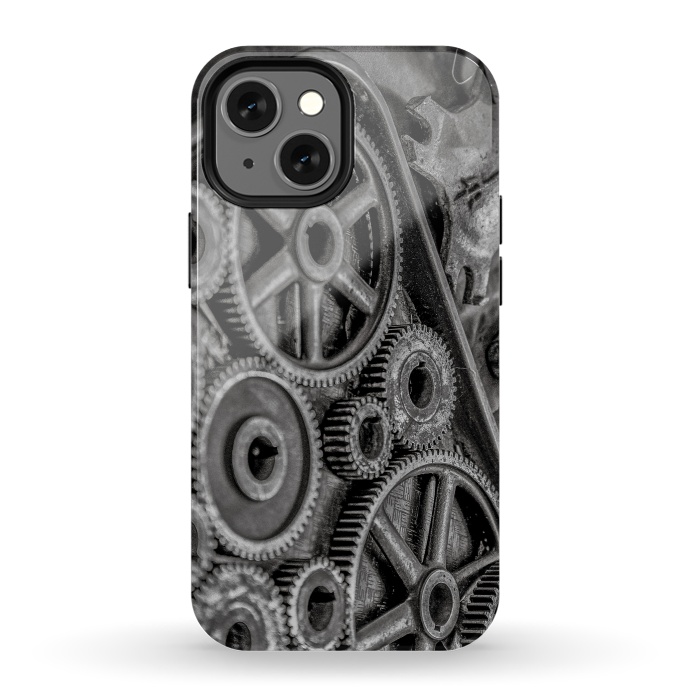 iPhone 13 mini StrongFit Steampunk Gear by Andrea Haase
