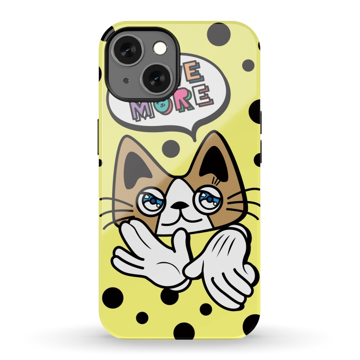 iPhone 13 StrongFit CUTIE CAT by Michael Cheung