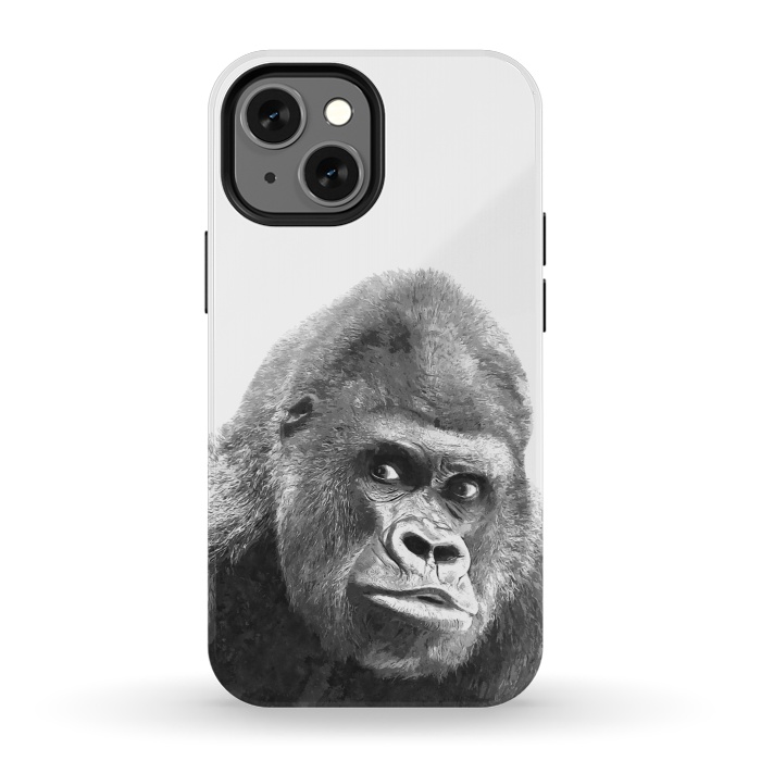 iPhone 13 mini StrongFit Black and White Gorilla by Alemi