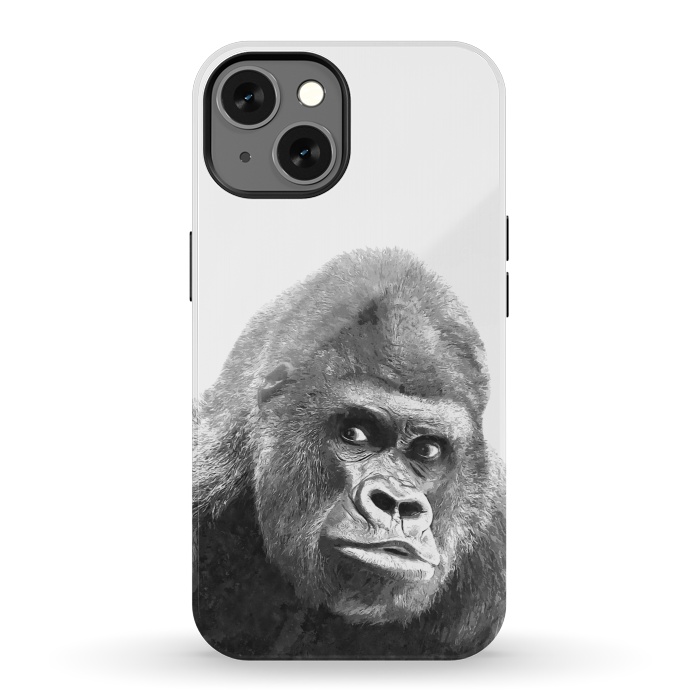iPhone 13 StrongFit Black and White Gorilla by Alemi